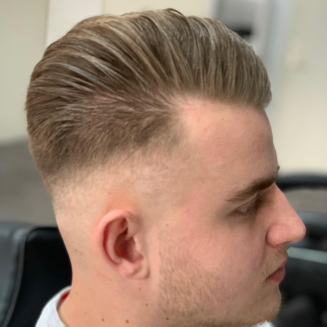 Fade met slick back